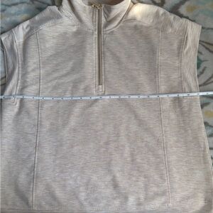 Cream Half-Zip Sweater